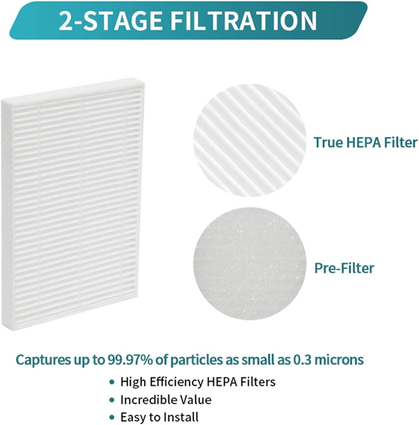6 Pack True Filter Replacement for Momcozy KleanPal Pro, GROWNSY, MOMFANN & Papablic Baby Bottle Washer