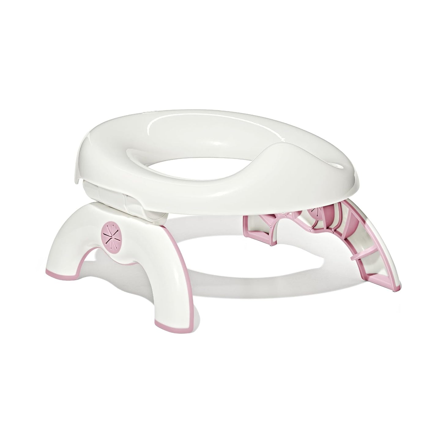 OXO Tot 2-in-1 Go Potty with Travel Bag | for Potty Emergencies at Home or on the go | Portable Toilet Training | Opens Quickly for Emergencies | for standalone use or on Grown-up Toilets