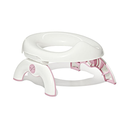 OXO Tot 2-in-1 Go Potty with Travel Bag | for Potty Emergencies at Home or on the go | Portable Toilet Training | Opens Quickly for Emergencies | for standalone use or on Grown-up Toilets
