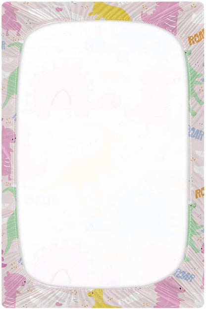 Fitted Crib Sheets Turtle Sea Horse Stretchy Portable Playard Sheets for Baby Toddler, Breathable Soft Mini Crib Mattress 39 x 27 in for Boys and Girls