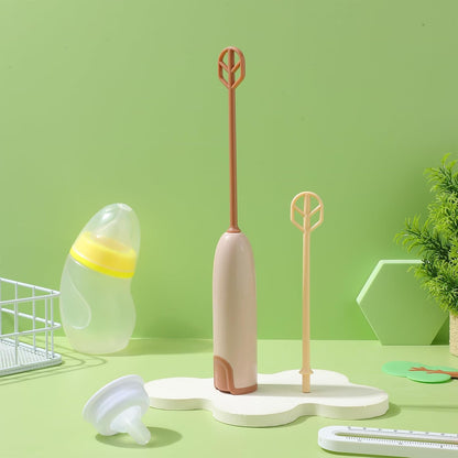 MAGICLULU Handheld Electric Baby Formula Mixer with 2 Stirring Sticks, Portable Small Drink Milk Powder Mixer for Bottle Protein Powder Coffee Travel Office Home Stirrer Supply