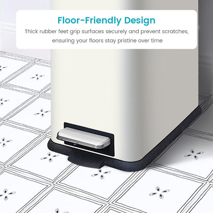 Diaper Pail, Airtight Odor Control Baby Diaper Bin with Childproof Lock, Stainless Steel Garbage Pail with lid, 15 Liter/ 4 Gallon Compact Nursery Trash Can with Removal Inner Liner, Blue