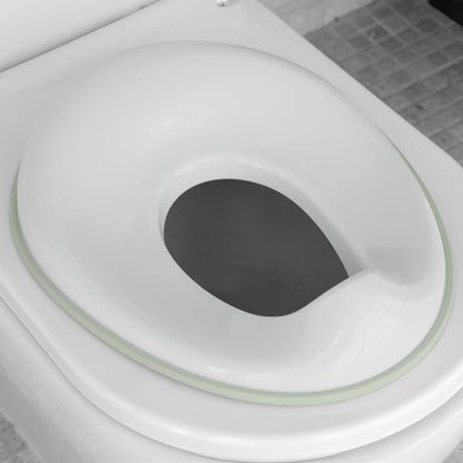 Jool Baby Potty Training Seat for Boys and Girls, Fits Round & Oval Toilets, Non-Slip with Splash Guard, Includes Free Storage Hook (Gray)