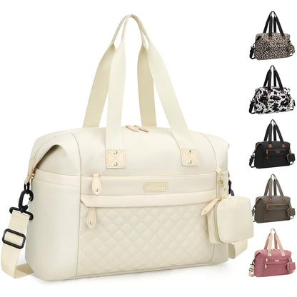 Pritent Diaper Bag Tote - Diaper Baby Bags with Pacifier Case, Shoulder Straps, Stroller Clips, Waterproof Large Mommy Maternity Travel Baby Bag for Mom and Dad, Green, Medium