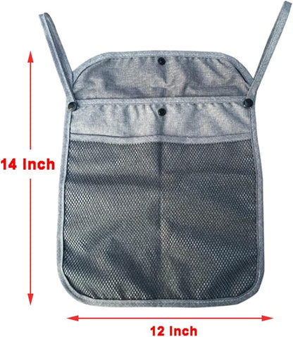 Baby Stroller Organizer,Black,Umbrella stroller organizer,Extra pockets to store snacks/wipes items,Holds water bottles, toddler sweat shirt etc (Black)