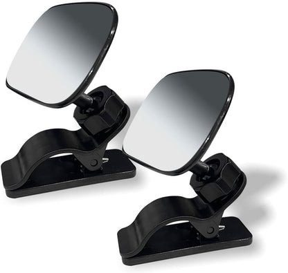 Car Mirror for Baby, Adjustable Back Seat Baby Mirror, Facing Toddler Rearview Mirror, Wide Angle Convex Mirror, Clip-on, for Viewing Rear Passengers