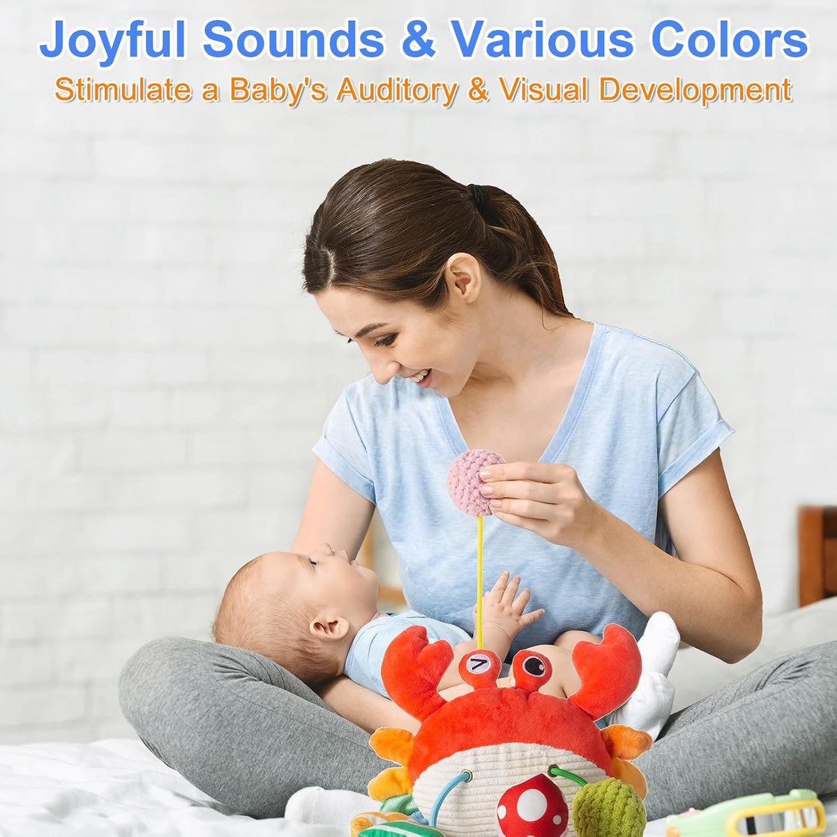 Car Seat Toy, Stroller Toy with a Convenient Clip