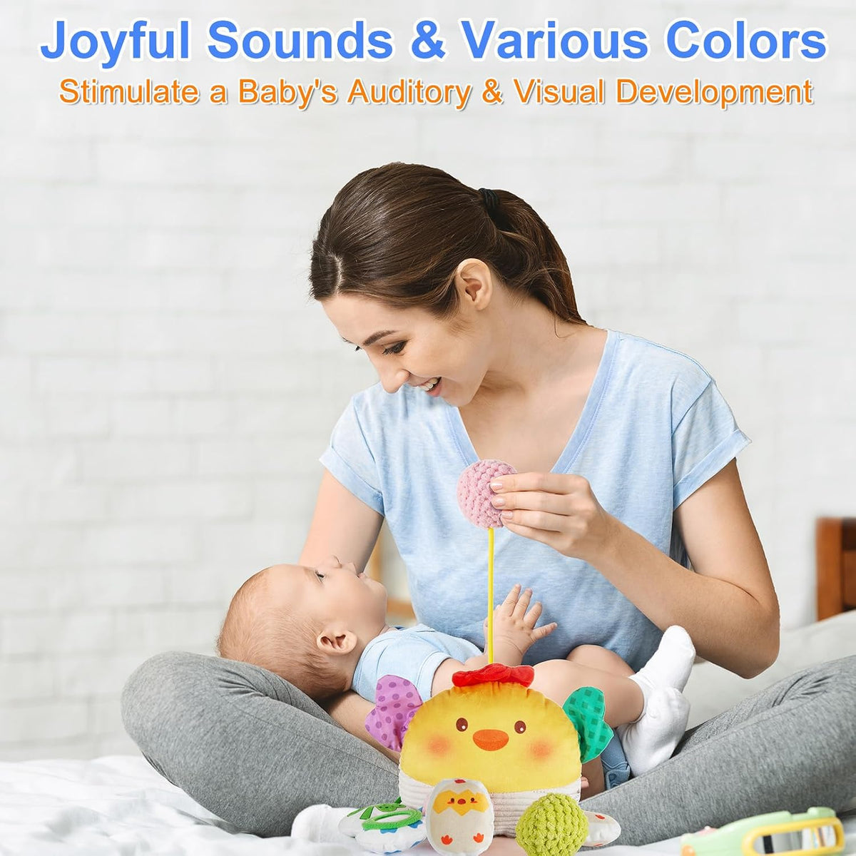 Car Seat Toy, Stroller Toy with a Convenient Clip