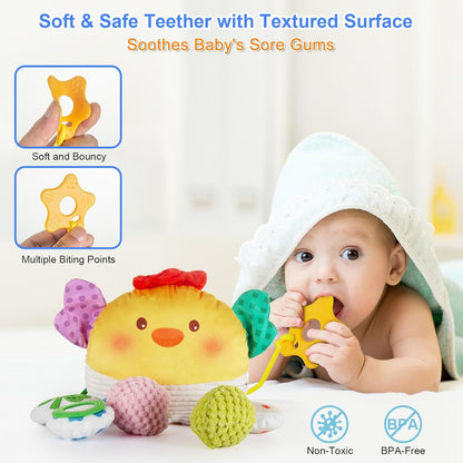 Car Seat Toy, Stroller Toy with a Convenient Clip
