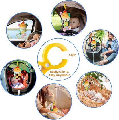 Car Seat Toy, Stroller Toy with a Convenient Clip