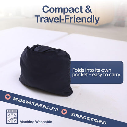 Baby Carrier Cover Winter with Detachable Hood - Windproof & Water-Resistant Winter Car Seat Cover Baby Girl & Boy, Universal Travel Carrier & Stroller Blankets for Babies