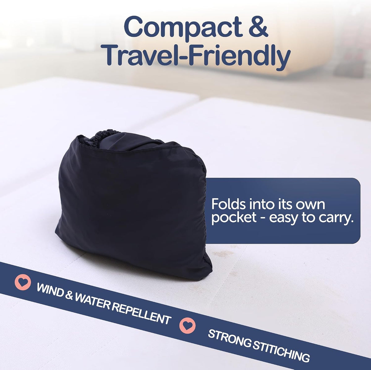 Baby Carrier Cover Winter with Detachable Hood - Windproof & Water-Resistant Winter Car Seat Cover Baby Girl & Boy, Universal Travel Carrier & Stroller Blankets for Babies
