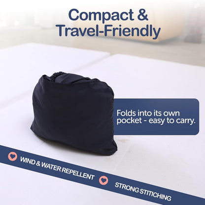 Baby Carrier Cover Winter with Detachable Hood - Windproof & Water-Resistant Winter Car Seat Cover Baby Girl & Boy, Universal Travel Carrier & Stroller Blankets for Babies