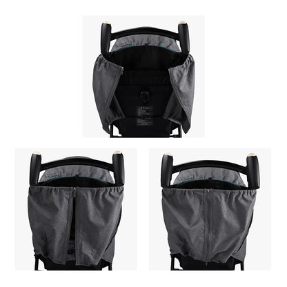 Stroller Rain Cover,Universal Stroller Accessory,Waterproof,Windproof Protection,Protect from Dust Snow,Baby Travel Weather Shield (Dark Grey)