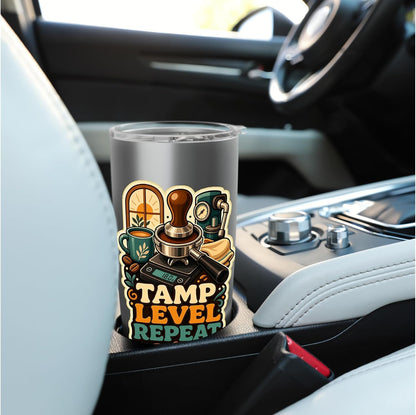 TAMP LEVEL REPEAT Hobby Table Calm Stainless Steel Insulated Tumbler