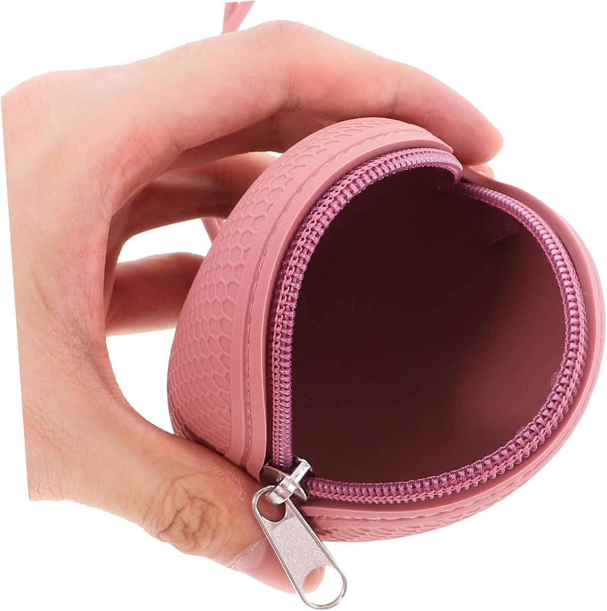 Pacifier Storage Holder Case Sturdy Zippers Portable Bag for Diaper Bag Silicone