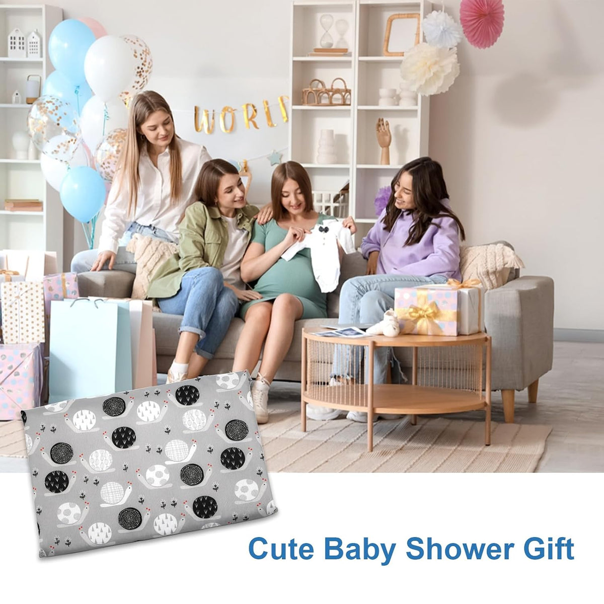 Cute Elephant Portable Diaper Changing Mat,Waterproof Foldable Travel Changing Pad,On-The-Go Wipeable Reusable Changing Pad,Waterproof & Compact,for Diaper Bags,Travel,Car Backseat Changes,Strollers