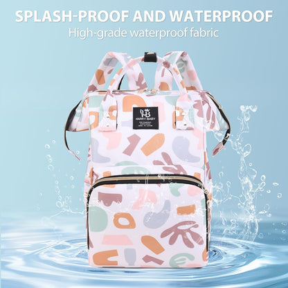 Diaper Bag Backpack for Moms Baby Essentials Travel Tote Nappy Changing Bag with Insulated Pockets,Multi-Waterproof Backpack (Orange)