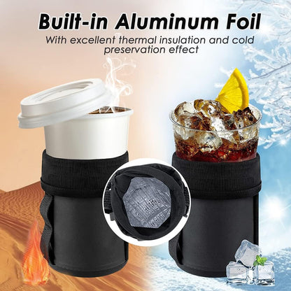 Bike Water Bottle Holder, Insulated Bicycle Cup Holder for Handlebar