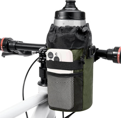 Bike Water Bottle Holder, Insulated Bicycle Cup Holder for Handlebar