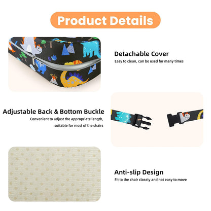 Toddler Booster Seat for Table Kitchen Chair, Excavator