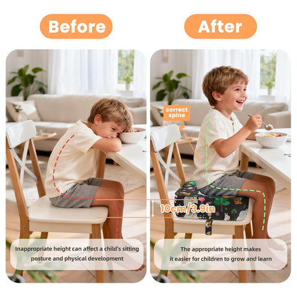 Toddler Booster Seat for Table Kitchen Chair, Excavator