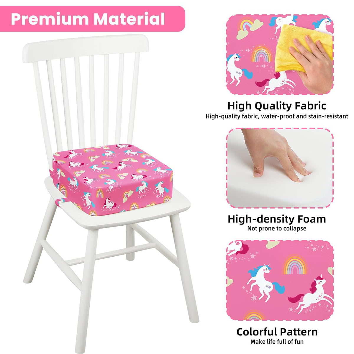 Toddler Booster Seat for Table Kitchen Chair, Excavator