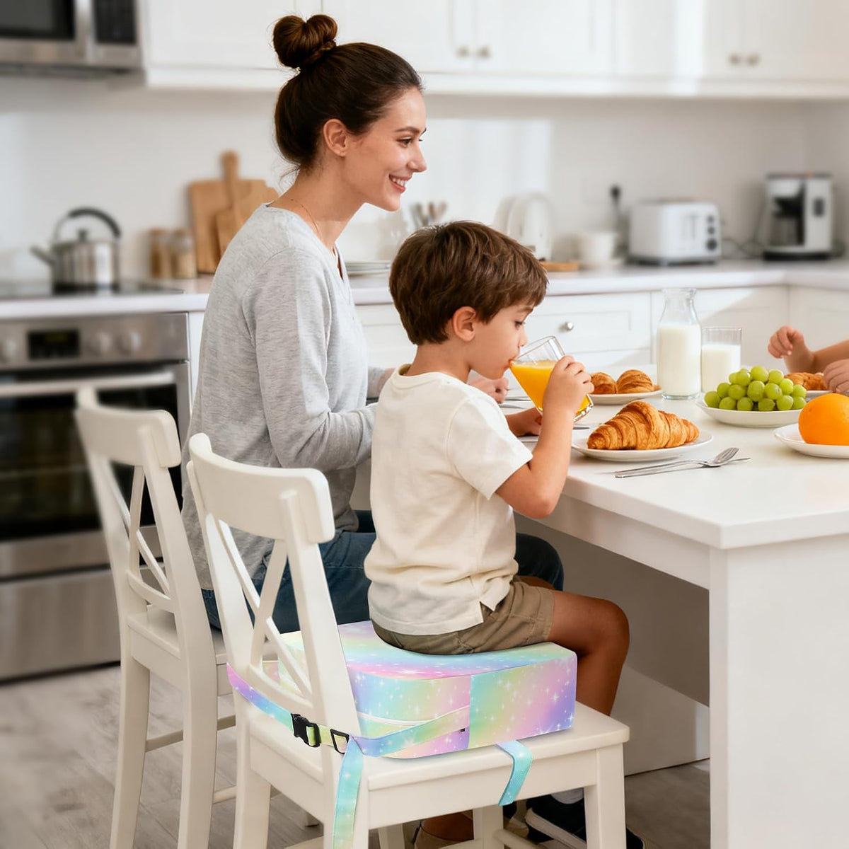Toddler Booster Seat for Table Kitchen Chair, Excavator