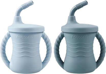 Silicone Baby Feeding Set & 2 Cups