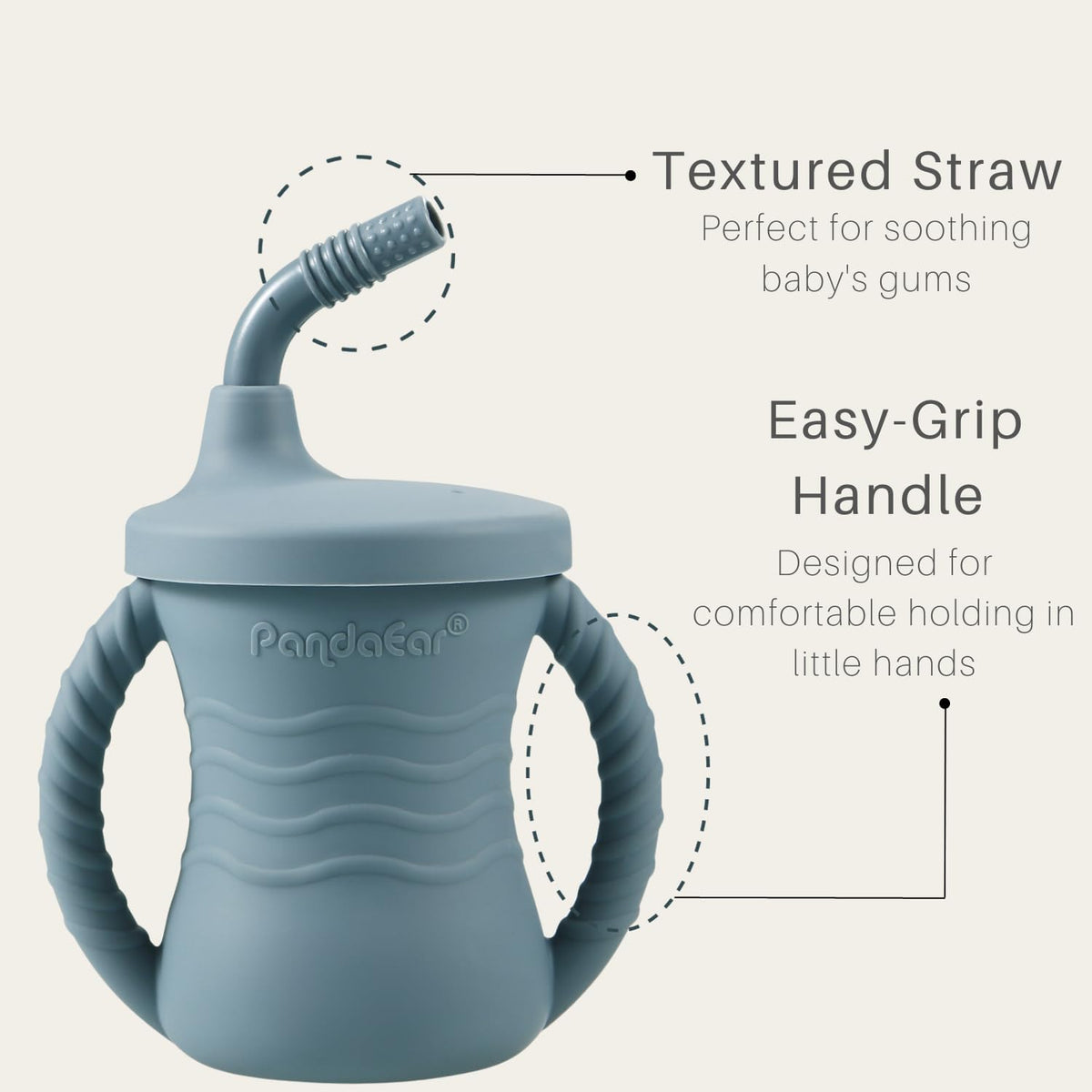 Silicone Baby Feeding Set & 2 Cups