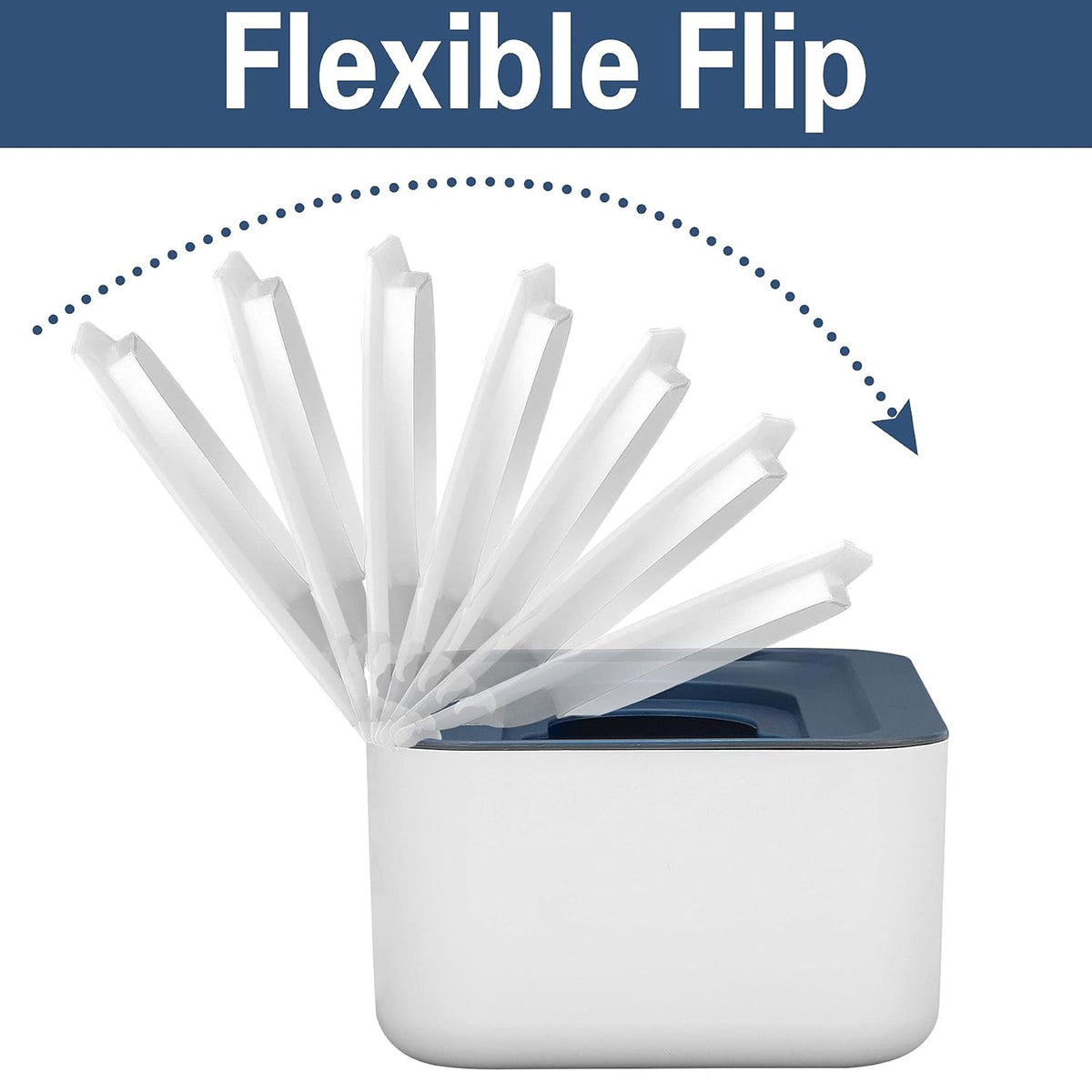 Wipes Dispenser Baby Wipe Holder with Lids, Keeps Wipes Fresh, Refillable Wipes Container with Sealing Design, Bathroom Tissues Wipes Case Box, Blue