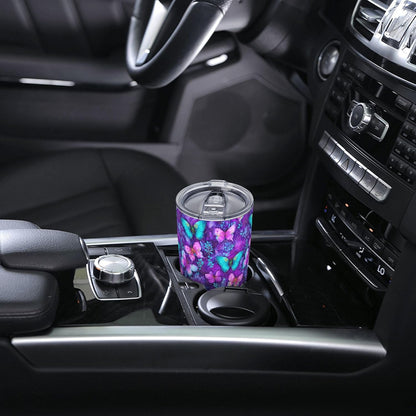 Cat Tumbler with Straw Lid Insulated Travel Coffee Mug 20 OZ Stainless Steel Cup for Outdoor Car Office Kitchen