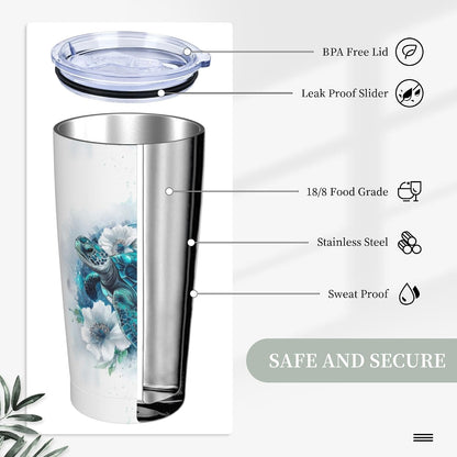 Cat Tumbler with Straw Lid Insulated Travel Coffee Mug 20 OZ Stainless Steel Cup for Outdoor Car Office Kitchen