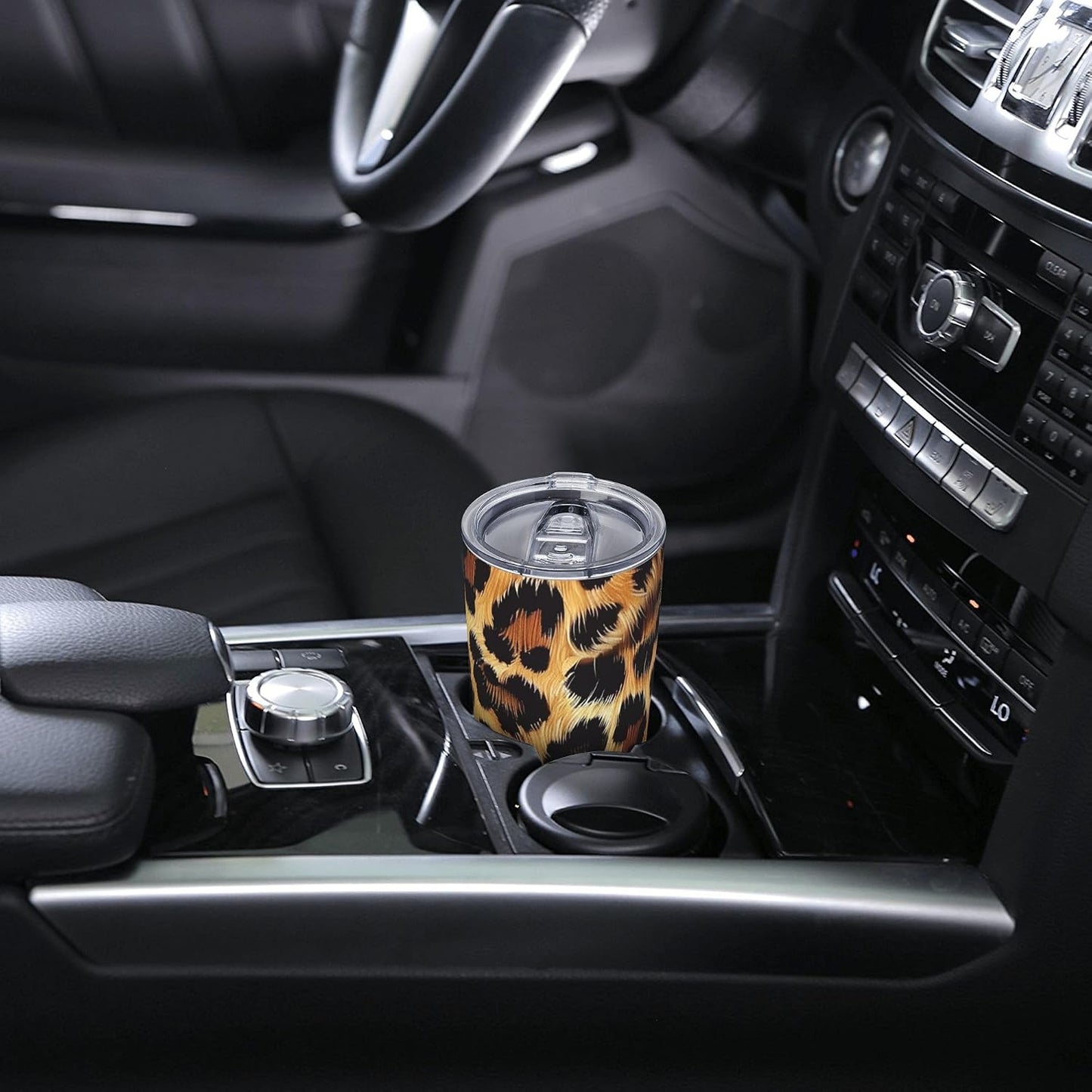 Cat Tumbler with Straw Lid Insulated Travel Coffee Mug 20 OZ Stainless Steel Cup for Outdoor Car Office Kitchen