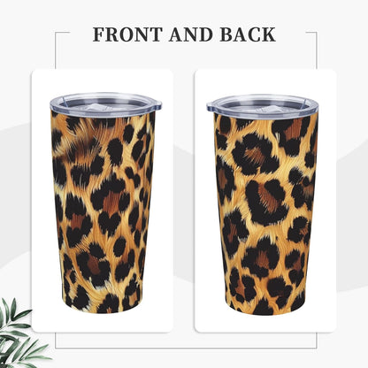 Cat Tumbler with Straw Lid Insulated Travel Coffee Mug 20 OZ Stainless Steel Cup for Outdoor Car Office Kitchen