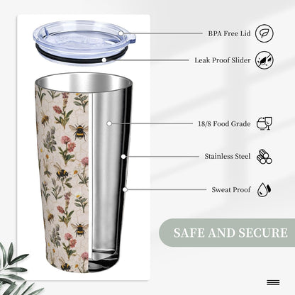 Cat Tumbler with Straw Lid Insulated Travel Coffee Mug 20 OZ Stainless Steel Cup for Outdoor Car Office Kitchen