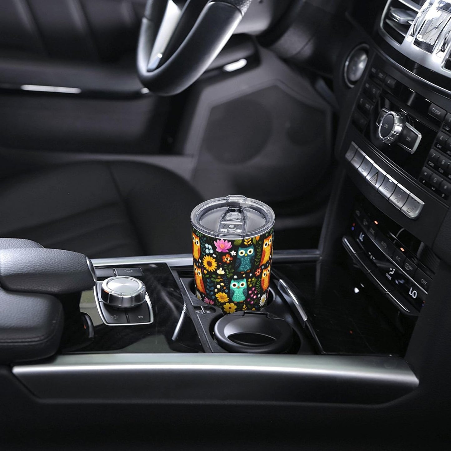 Cat Tumbler with Straw Lid Insulated Travel Coffee Mug 20 OZ Stainless Steel Cup for Outdoor Car Office Kitchen