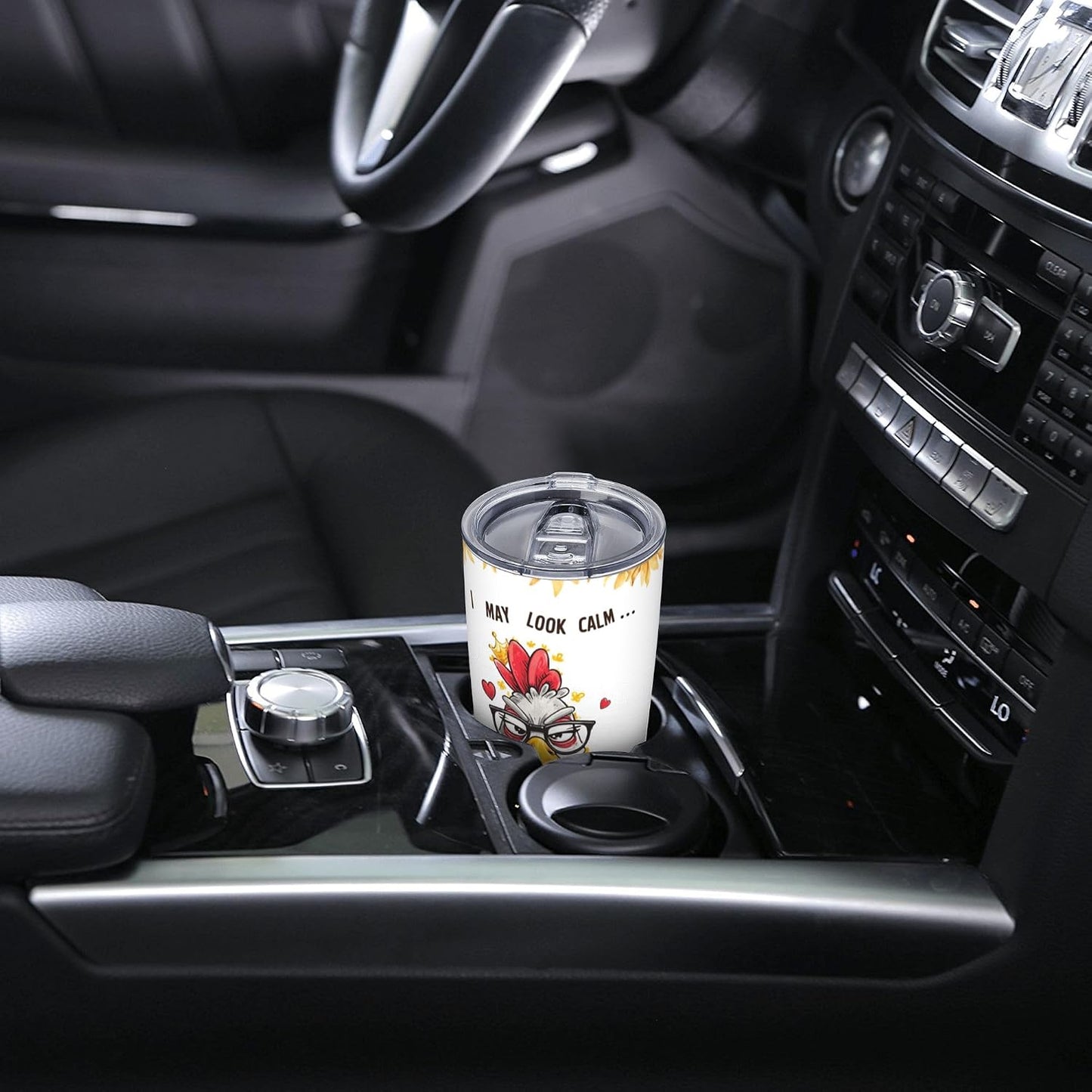 Cat Tumbler with Straw Lid Insulated Travel Coffee Mug 20 OZ Stainless Steel Cup for Outdoor Car Office Kitchen