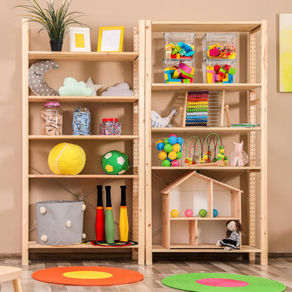 Clear Toy Storage Bins with Lids, Stackable (Large)
