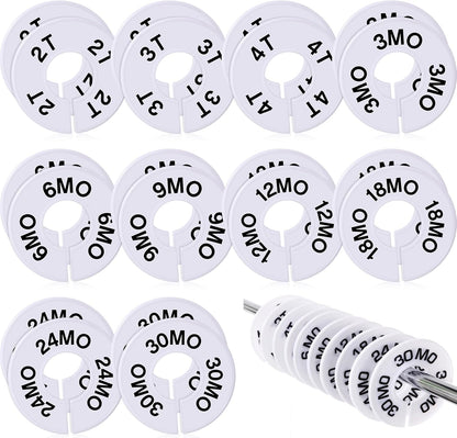20 Round Closet Dividers for Clothing Rack Organizers