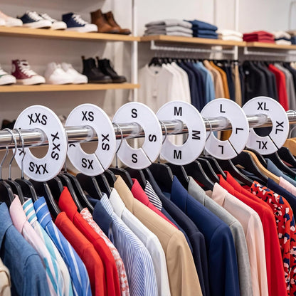 20 Round Closet Dividers for Clothing Rack Organizers