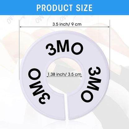 20 Round Closet Dividers for Clothing Rack Organizers