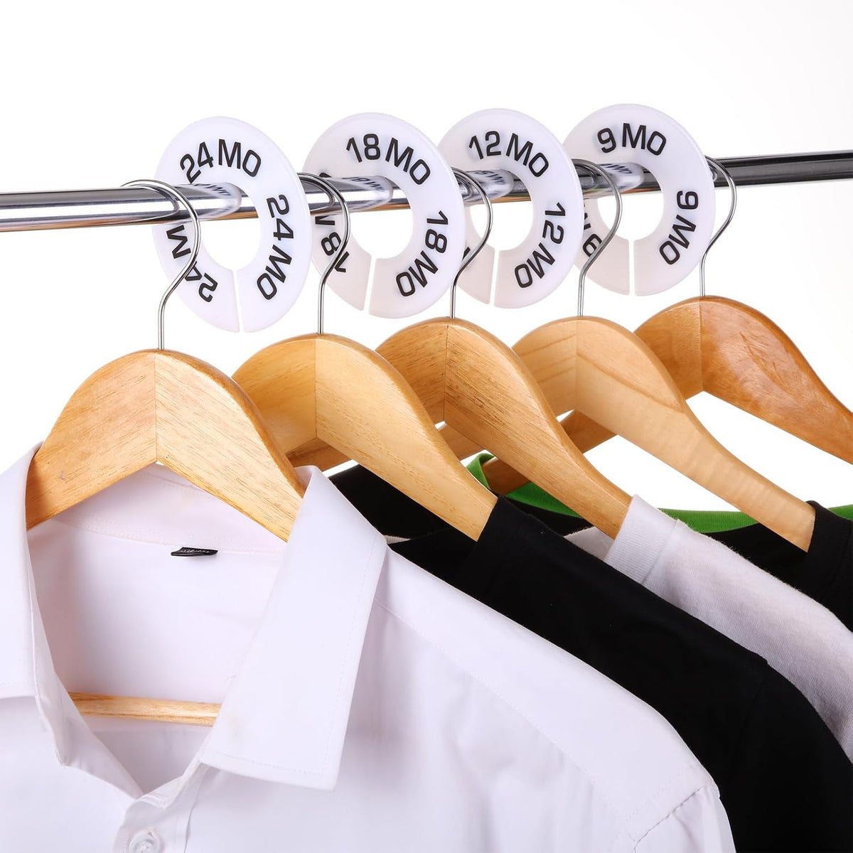 20 Round Closet Dividers for Clothing Rack Organizers