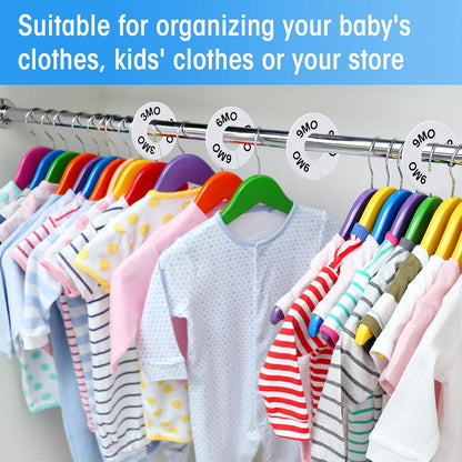 20 Round Closet Dividers for Clothing Rack Organizers