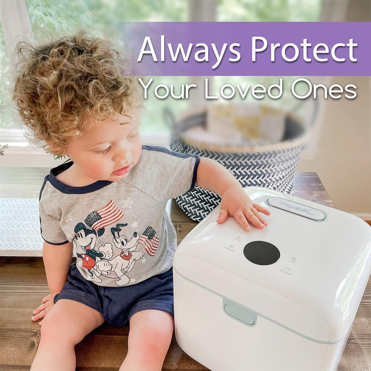 4-in-1 UV Light Sanitizer, Dryer and Storage Box
