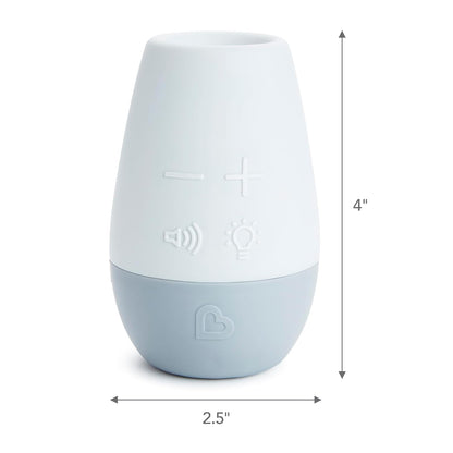 Shhh… White Noise Sound Machine, Baby Soother, White/Grey
