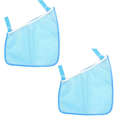 2 Pack Universal Side Sling Stroller Mesh Cargo Net and Organizer, Extra Stroller Storage Space, Non-Slip and Adjustable Straps
