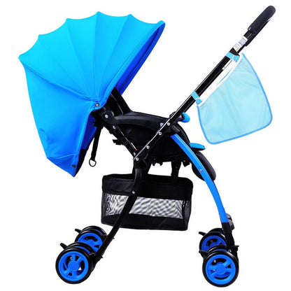 2 Pack Universal Side Sling Stroller Mesh Cargo Net and Organizer, Extra Stroller Storage Space, Non-Slip and Adjustable Straps