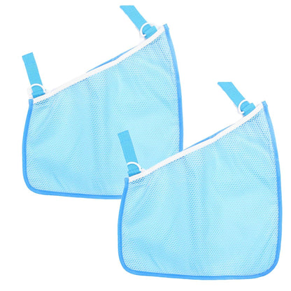 2 Pack Universal Side Sling Stroller Mesh Cargo Net and Organizer, Extra Stroller Storage Space, Non-Slip and Adjustable Straps