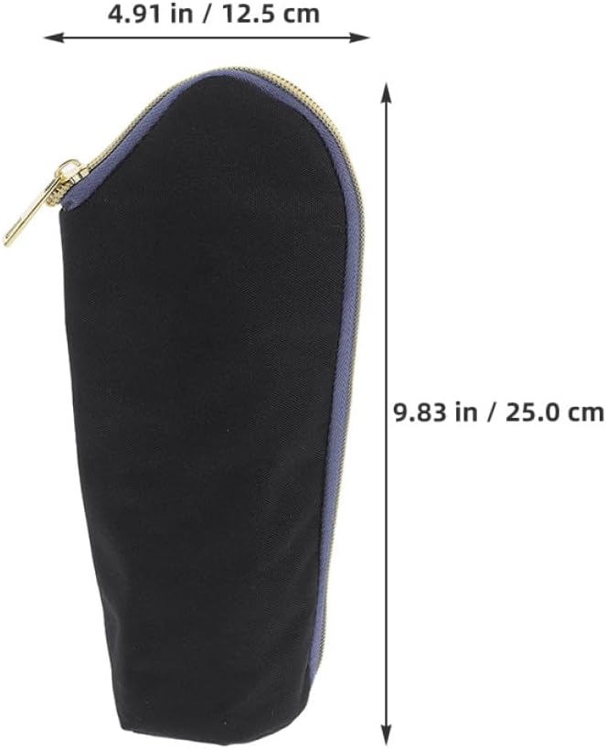 2pcs Insulated Bottle Cooler Bags Portable Nursing Bottle Warmer Carrier Tote for Travel and Daycare Water-resistant Sleeve with Stroller Hook Black and Gray Random Color